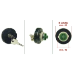 Tappo serbatoio carburante per PIAGGIO APE APE 50 RST MIX 50 r.o. 567076 con serratura e chiavi