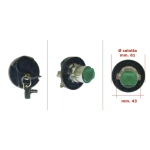 Tappo serbatoio carburante per PIAGGIO APE TM P602 220 P703 P703V FL2 420 r.o. 193627 con serratura e chiavi