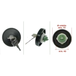 Tappo serbatoio carburante per PIAGGIO APE MP r.o. 190621 119527 613726 con serratura e chiavi