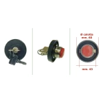 Tappo serbatoio carburante per PIAGGIO APE CAR r.o. 262324 190622 con serratura e chiavi