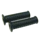 Coppia manopole nere per PIAGGIO VESPA 50 125 PRIMAVERA ET3 SUPER APE 350 400 500 MPM MPV r.o. 141924