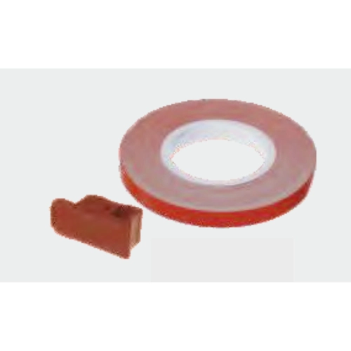 Rollo de adhesivo rojo fluorescente de 5 mm x 6 metros para llantas, carrocería y diversas aplicaciones, decoración adhesiva fosforescente.