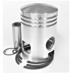 PISTONE GOL PER PIAGGIO 125 APE LS 400 Export Francia spinotto 18 mm con miscela al 2% motociclo motocarro tre ruote
