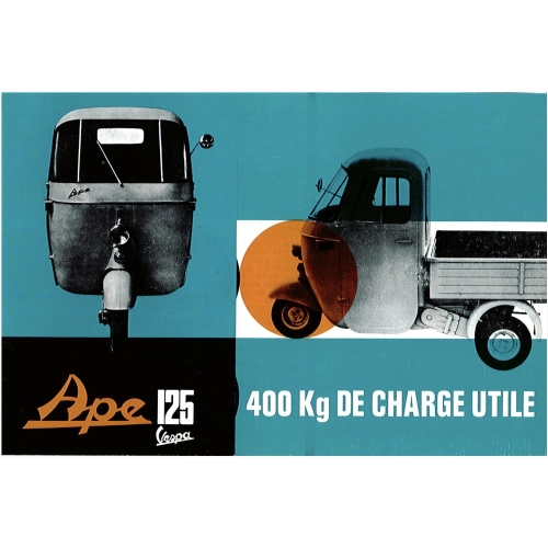 PISTONE GOL PER PIAGGIO 125 APE 400 Export Francia spinotto 16 mm con miscela al 2% motociclo motocarro tre ruote