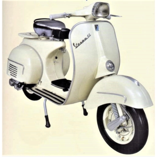 PISTONE GOL PER PIAGGIO VESPA 150 DAL 1962 AL 1974 VGL VGLA VGLB VLA VLB GL SPRINT VELOCE SUPER CON 2 TRAVASI MISCELA AL 2%