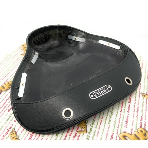 Funda de asiento verde oscuro con orificios para el asa, 17,5 cm, para Vespa 150 VL1/2/3T VB1T o 610216M