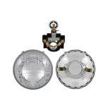 SIEM headlight optical group diameter mm 105 for VESPA 50 90 NLR V5A1T V9A1T for lamp holder with high and low beam ro 101321 070683