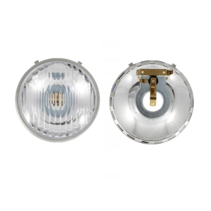 SIEM Frontscheinwerfer-Optikgruppe für VESPA 50 90 V5A1T V9A1T NLRS 1. Serie ro 101321 - 070683 komplett Ø 105 mm aus Kunststoff