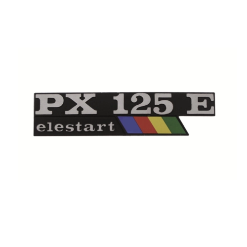 Letras para la placa lateral de VESPA PX 125 E ELESTART PX125 E ARCOBALENO ELESTART ro 198179