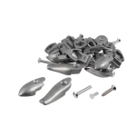 Kit puntalini VESPA 150 GS VS3T VS4T VS5T dal telaio n. 0031831 completo di viti e rivetti per strisce listelli pedane prodotto italiano di ottima qualità
