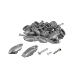 Kit puntalini VESPA 150 GS VS2T VS3T fino al telaio n. 0031830 completo di viti e rivetti per strisce listelli pedane prodotto italiano di ottima qualità