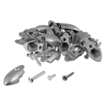 Kit puntalini VESPA 150 GL VLA1T VBB VBA 160 GS completo di viti e rivetti per strisce listelli pedane prodotto italiano di ottima qualità