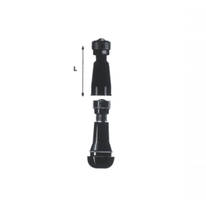 Valve TR412 pour jantes tubeless PAX, droite courte, 25 mm, standard, revêtement caoutchouc, pour Vespa, Lambretta et scooters, trou de 14,5 mm