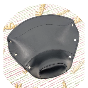 Housse de siège arrière noire compatible avec toutes les Vespa
