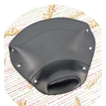 Housse de siège arrière noire compatible avec toutes les Vespa