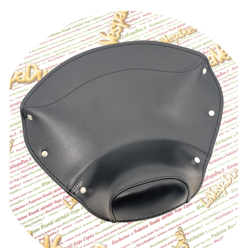 Housse de siège arrière noire compatible avec toutes les Vespa