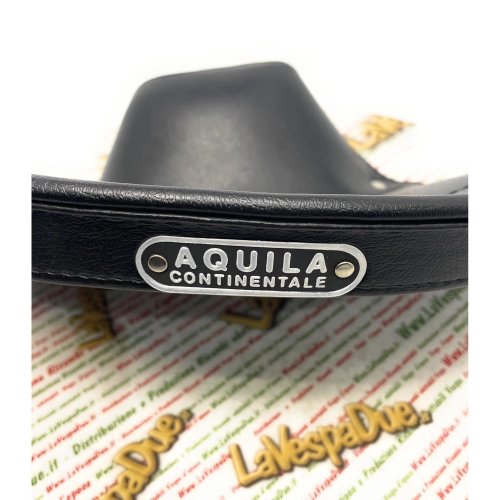 Housse de siège arrière noire compatible avec toutes les Vespa