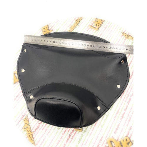 Housse de siège arrière noire compatible avec toutes les Vespa