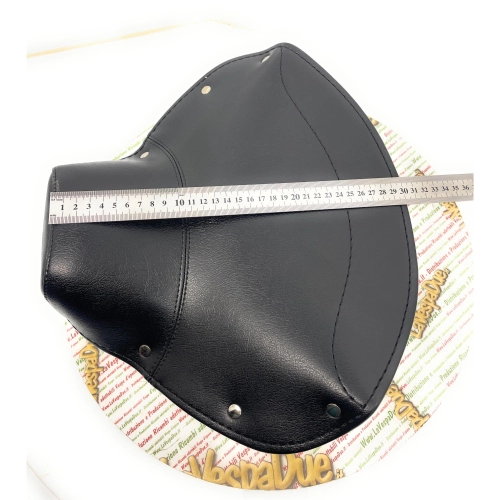 Housse de siège arrière noire compatible avec toutes les Vespa