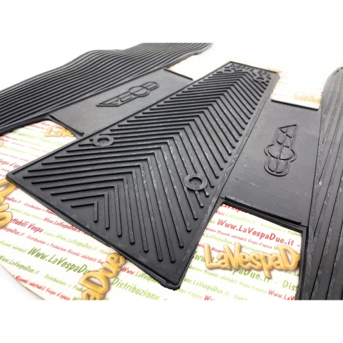 Black rubber floor mat for VESPA COSA 80 125 150 200