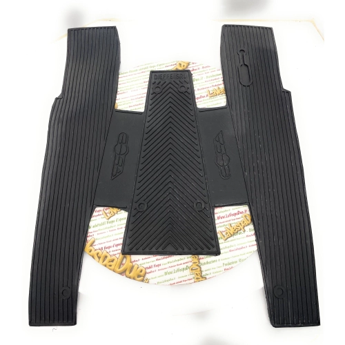Black rubber floor mat for VESPA COSA 80 125 150 200