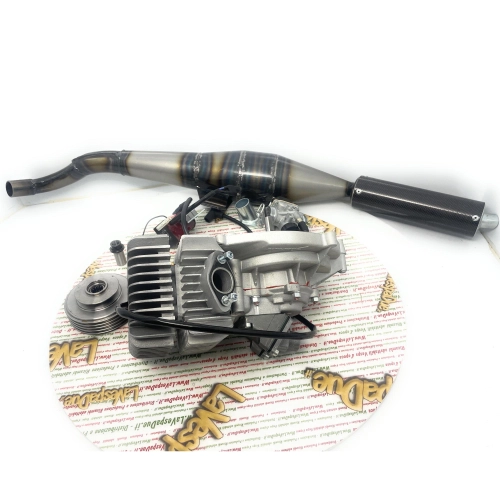 SIMONINI COMPLETE ENGINE, new model, bore 47.60 mm, stroke 46 mm, power 16 HP at 13,000 rpm for PIAGGIO CIAO BRAVO BOXER SI GRILLO