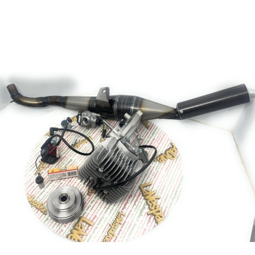 SIMONINI COMPLETE ENGINE, new model, bore 47.60 mm, stroke 46 mm, power 16 HP at 13,000 rpm for PIAGGIO CIAO BRAVO BOXER SI GRILLO