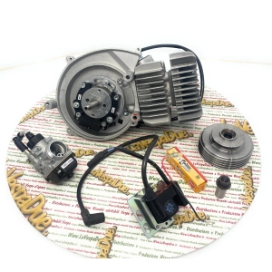 SIMONINI COMPLETE ENGINE, new model, bore 47.60 mm, stroke 46 mm, power 16 HP at 13,000 rpm for PIAGGIO CIAO BRAVO BOXER SI GRILLO