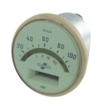 Échelle de compteur de vitesse graduée jusqu'à 100 km/h pour LAMBRETTA 125 150 LI 2e série, produit de deuxième choix (réf. 00611050).