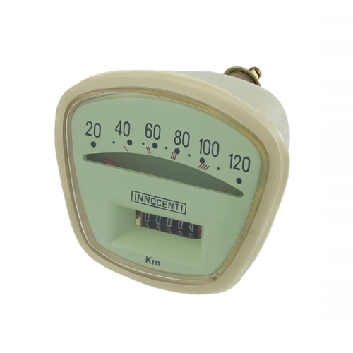 Grüner Tachometer mit 120-km/h-Skala für LAMBRETTA 125 150 LI TV 175 SX 150 3er-Serie ro 00611060