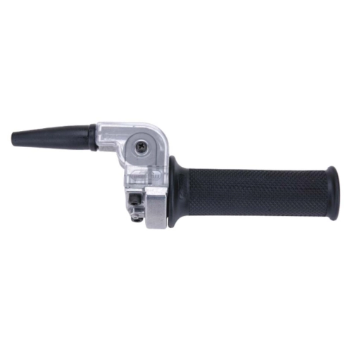 Einzug-Gashebelsteuerung für PIAGGIO 50 CIAO SI BRAVO BOXER, maximaler Hub 43 mm (36 mm/148°), rechter Hebelhalter