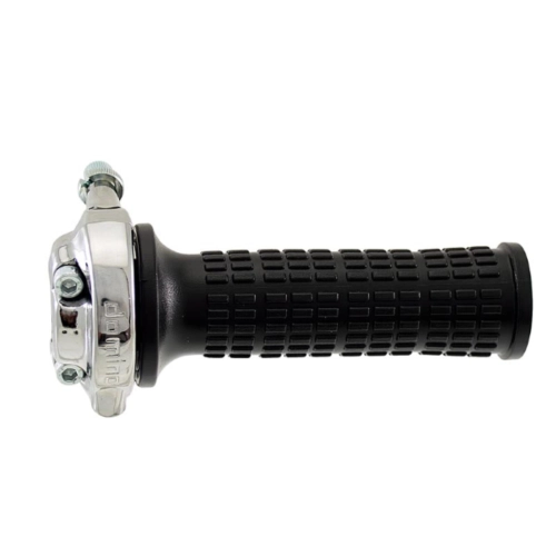 Single-cable throttle control for PIAGGIO 50 CIAO SI BRAVO BOXER maximum stroke 25 mm Lario model motorcycle Right lever holder pair of grips
