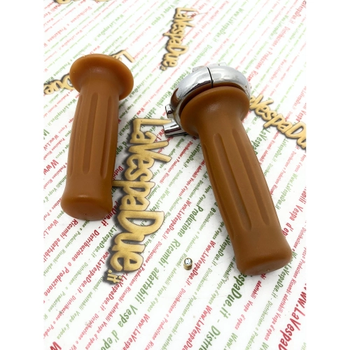 Single-cable throttle control for PIAGGIO 50 CIAO SI BRAVO BOXER maximum stroke 25 mm Rally Motorcycle Cafe racer Right lever holder pair of grips