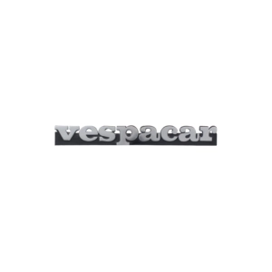 Plaque en aluminium VESPACAR pour APE CAR