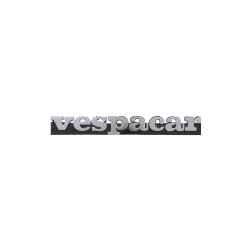 Plaque en aluminium VESPACAR pour APE CAR