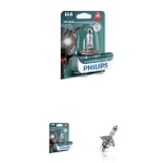 PHILIPS H4 X-TREME VISION 12V 60/55W halogen bulb P43T socket with quartz glass Ref.Philips: 12342XV+B1