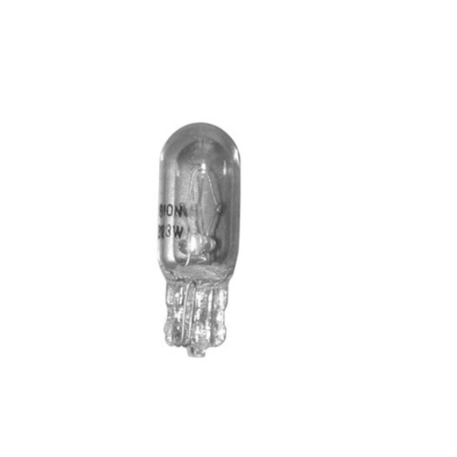 HERT T7 T6.5 W3W 12 Volt 3 W all-glass bulb, W2x4.6d socket, for handlebar indicator lights, instrument panel, speedometer, VESPA WEDGE BASE