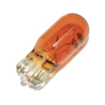 Bombilla HERT T10 WY5W de 12 voltios y 5 W, de cristal naranja, casquillo W2.1X9.5D para luces indicadoras del manillar, panel de instrumentos, velocímetro, luces indicadoras del manillar, panel de instrumentos y velocímetro VESPA WEDGE BASE