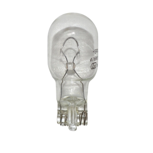 HERT T15 W16W 12 Volt 16 W all-glass bulb, W2.1X9.5D socket, for various VESPA WEDGE BASE headlight applications