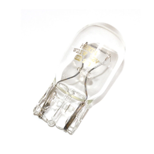HERT T20 W21W 12 Volt 21 W all-glass bulb, W3X16D socket, for various VESPA WEDGE BASE headlight applications