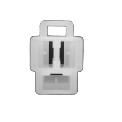 Rechteckiger Stecker mit 3-Loch-Schlitz und mittlerer Faston-Buchse (VESPA APE LAMBRETTA CIAO SI BRAVO BOXER) für Steckverbinder, Schalter, elektrische Systeme und diverse Anwendungen