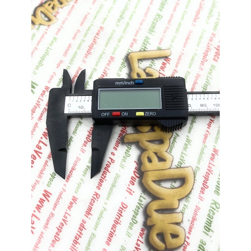 Calibrador digital de fibra de carbono de hasta 15 cm (6") para VESPA APE LAMBRETTA. Herramienta de medición de micrómetro para medición de profundidad interna y externa.