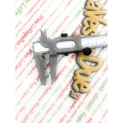 Calibrador vernier metálico de hasta 16 cm (6") para VESPA APE LAMBRETTA. Herramienta de medición de micrómetro para medición de profundidad externa e interna.