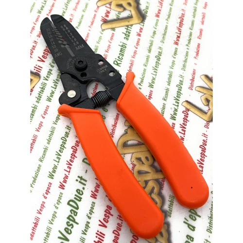 Wire stripper for faston terminals, various sizes of connectors, VESPA electrical systems, APE LAMBRETTA connectors