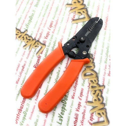 Wire stripper for faston terminals, various sizes of connectors, VESPA electrical systems, APE LAMBRETTA connectors