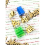 Set of 30 Faston cable lugs, insulated connectors, eyelet and heat-shrink sheath, various sizes, VESPA electrical systems, APE, LAMBRETTA connectors