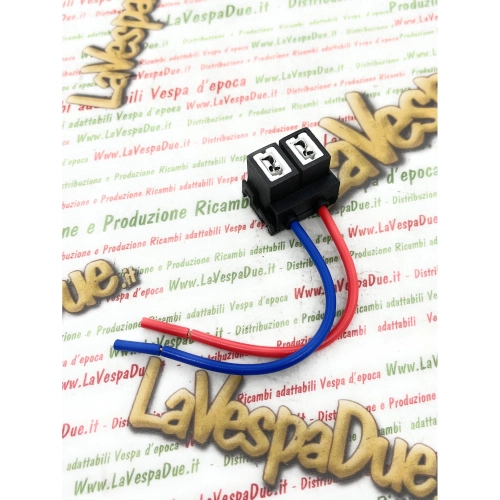 H7 2-pin bulb holder connector for VESPA LAMBRETTA APE Motorcycle and car Low beam headlight bulb conversion adapter