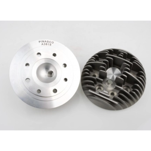 Cabeza VRH PINASCO 25243615 Ø 57,5 mm 135 cc bujía lateral 8 orificios para VESPA 50 125 ET3 ETS PK XL 90 SS APE 50