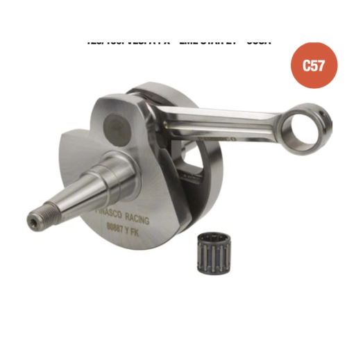 PINASCO 25080887 crankshaft original stroke 57 mm advanced for VESPA 80 125 150 PX PE COSA