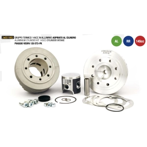 PINASCO 25031802 145cc ZUERA RR Big Bore Zylinderkit für VESPA 50 125 ET3 PK PK XL PRIMAVERA 50 125 Umbau